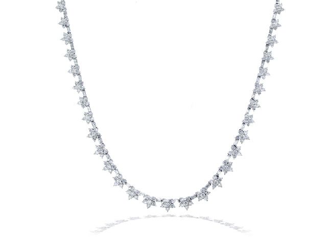 PLATINUM DIA.16.45CT NECKLACE