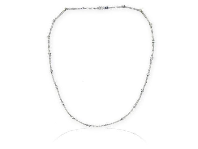 18k w/g Dia 4.27ct Neck