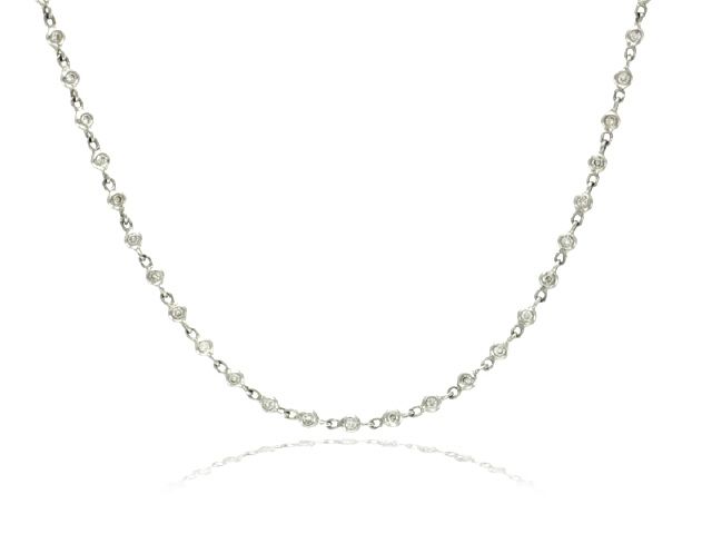 18K W/G DIAMONDS BY THE YARD