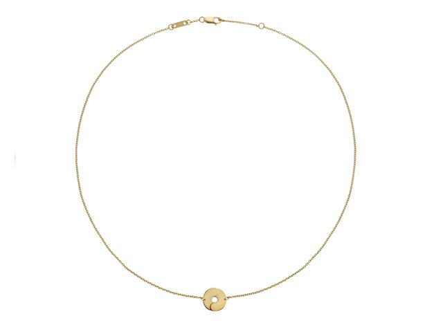 18K Y/G DOUBLE SENS NECKLACE 11MM