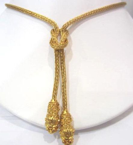 Lalaounis 18K Yellow Gold Necklace, 22.7 dwts