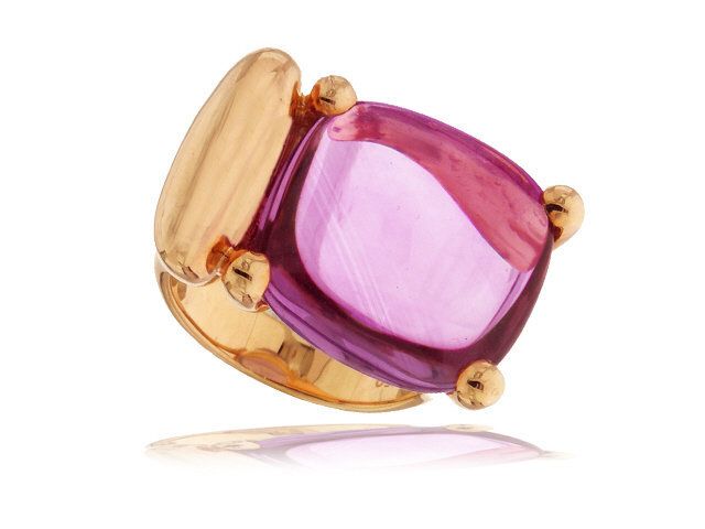 18k rose gold Amethyst Ring