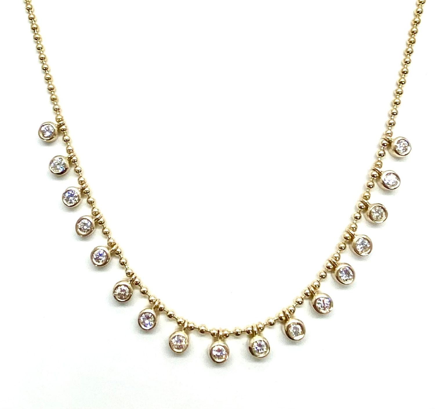 Yellow Gold and Diamond Necklace