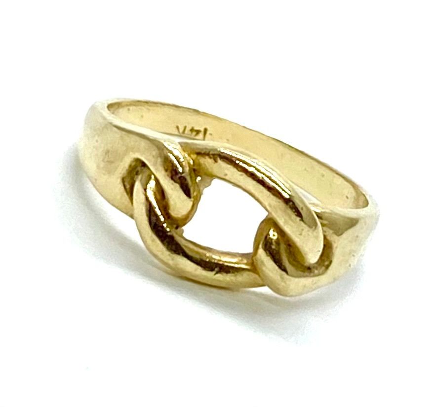 Estate link design Gold Ring