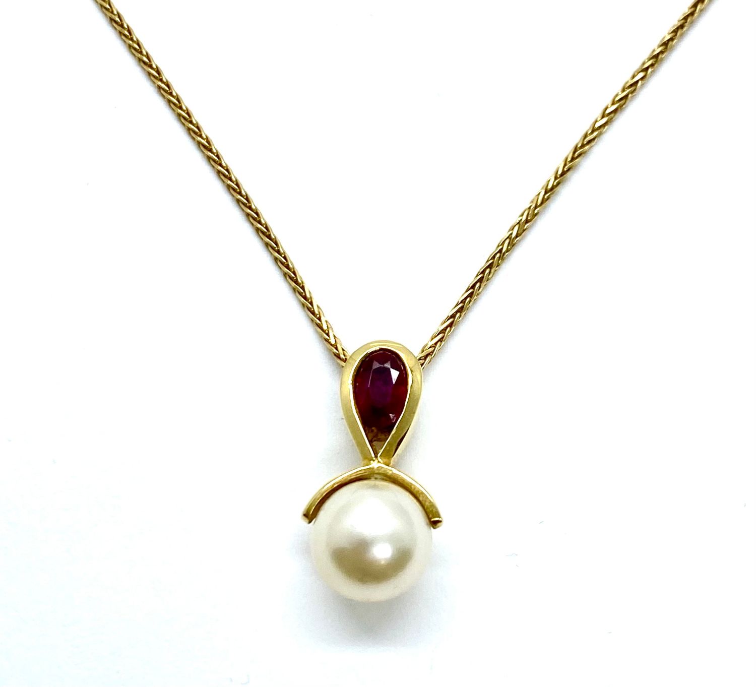 Pearl and Ruby Necklace
