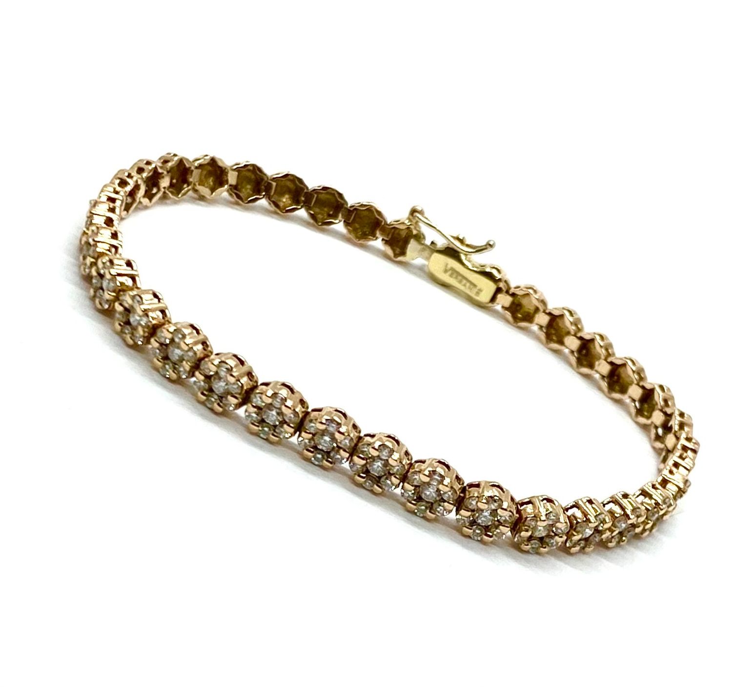 Versani Diamond Bracelet in Rose Gold