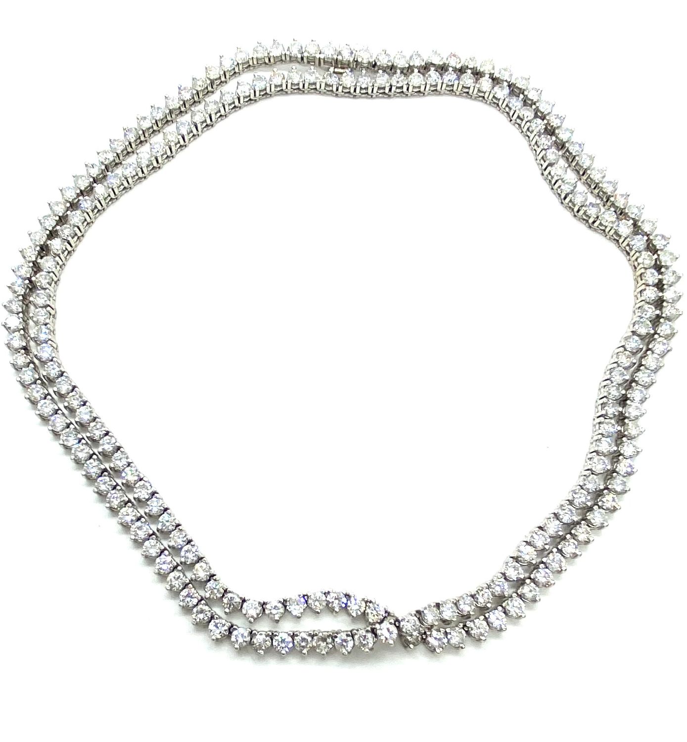 New Diamond Tennis Necklace 29"
