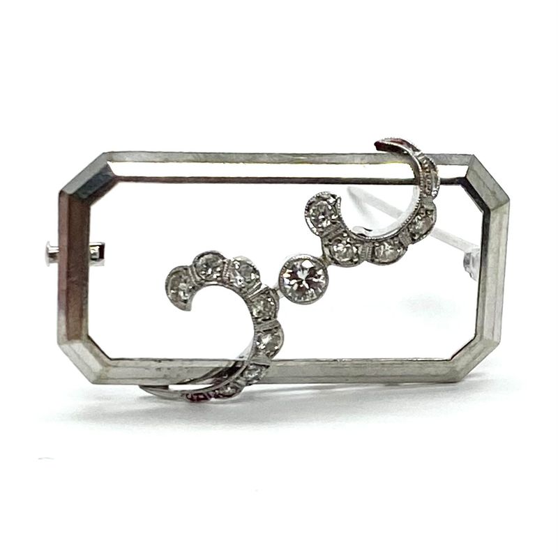 Art Deco Diamond Pin