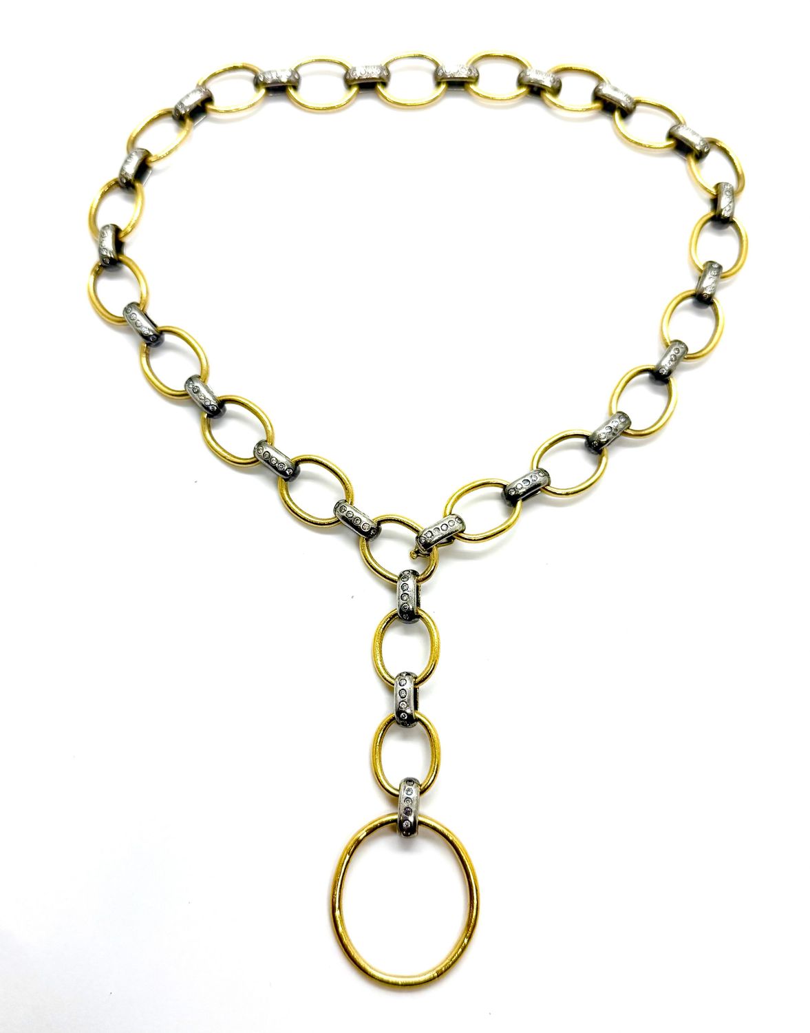 Yossi Harari, Rachael,  Toggle Necklace in 24K Yellow Gold