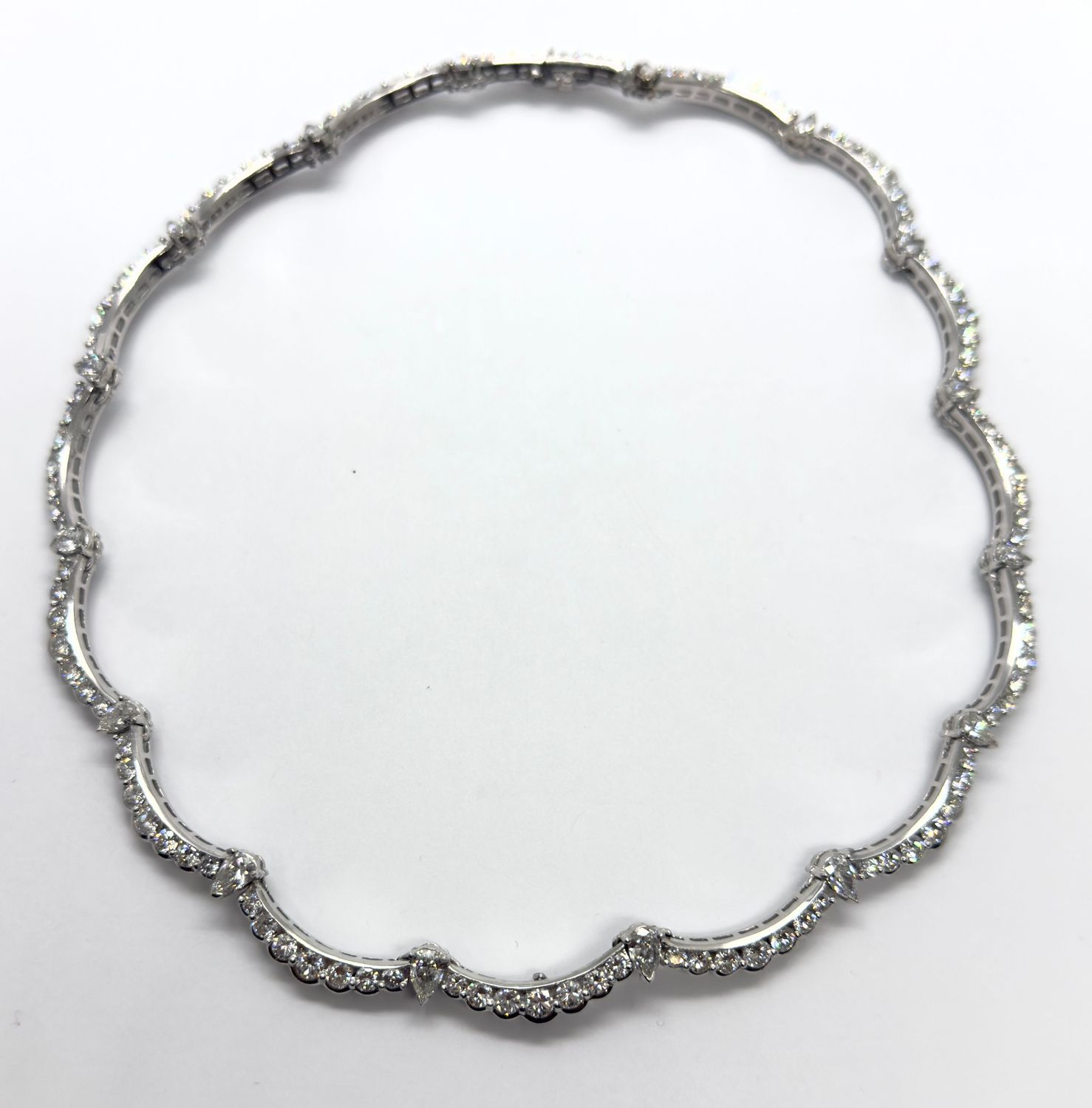 Estate Platinum and Diamond Necklace