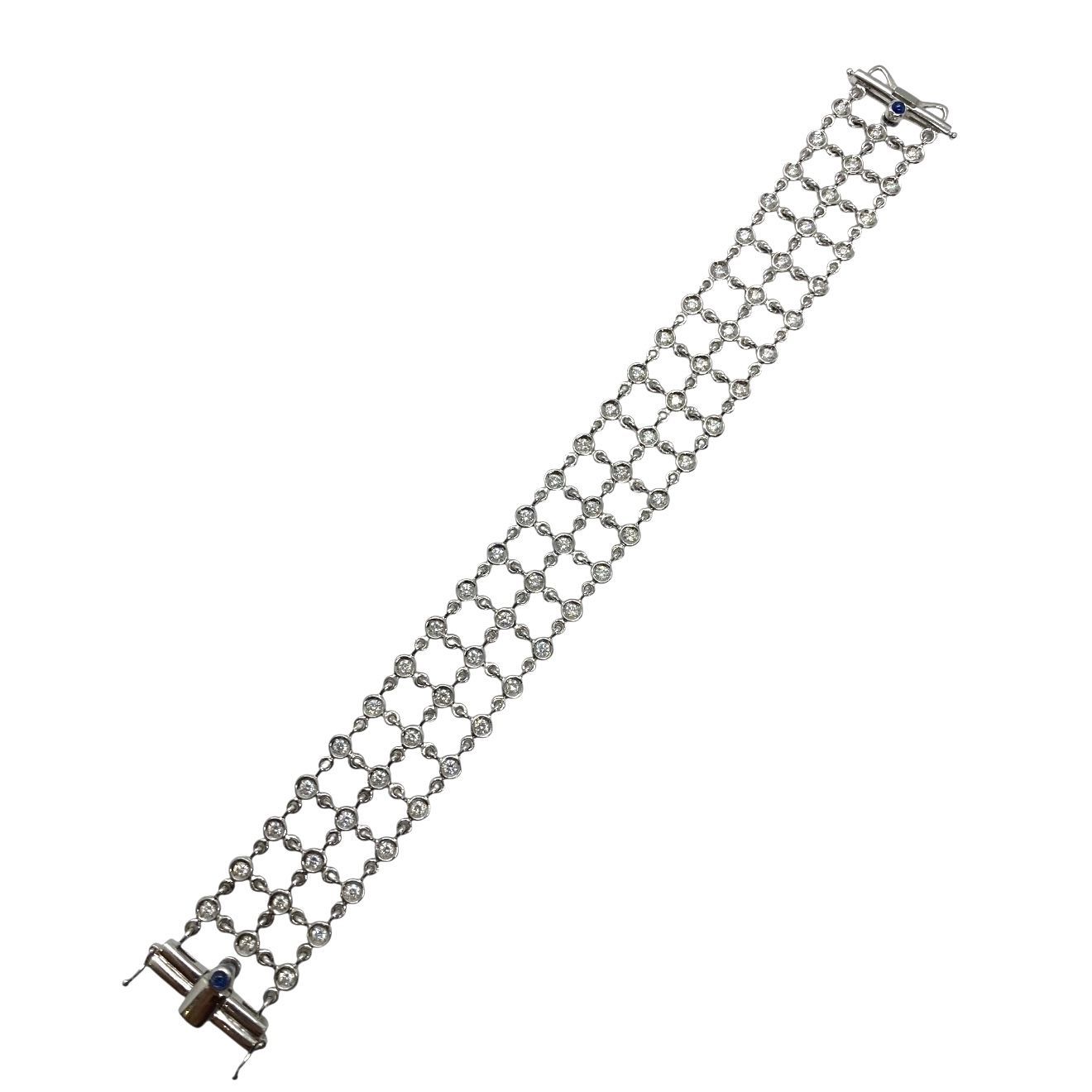 Roberto Coin 3-row Diamond Bracelet