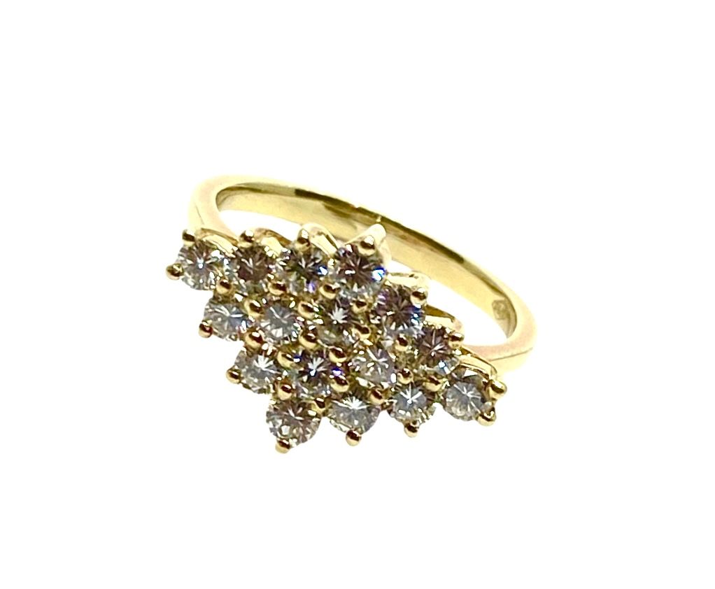 Estate Yellow Gold and Diamond Ring