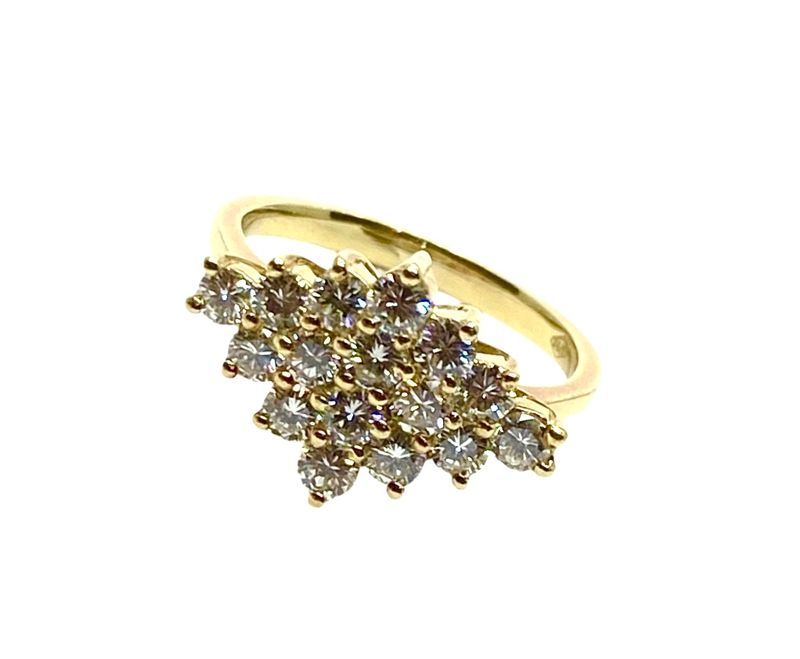 Estate Yellow Gold and Diamond Ring Estate Yellow Gold and Diamond Ring