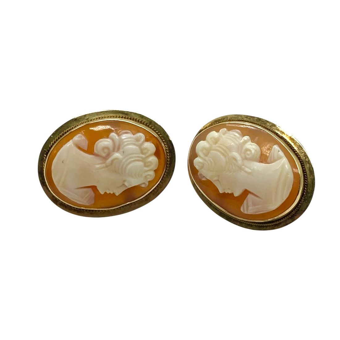 Estate Cameo Earrings