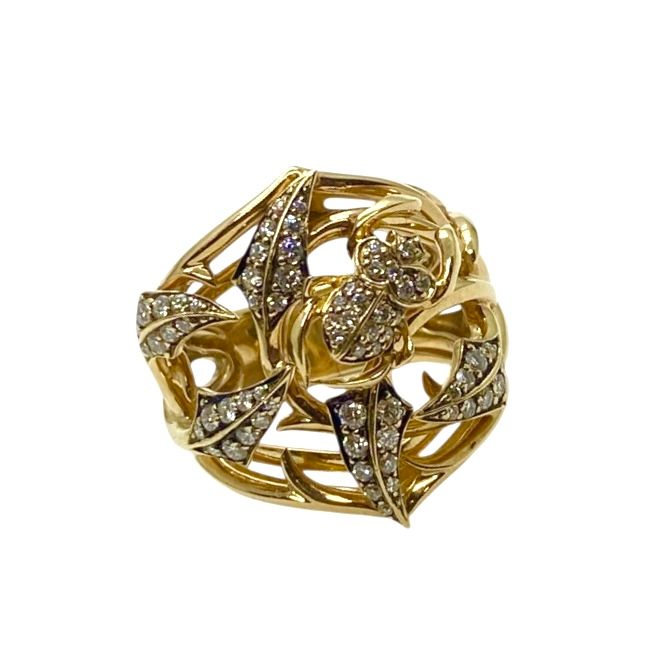 Stephen Webster Spider Ring in Gold with Diamonds