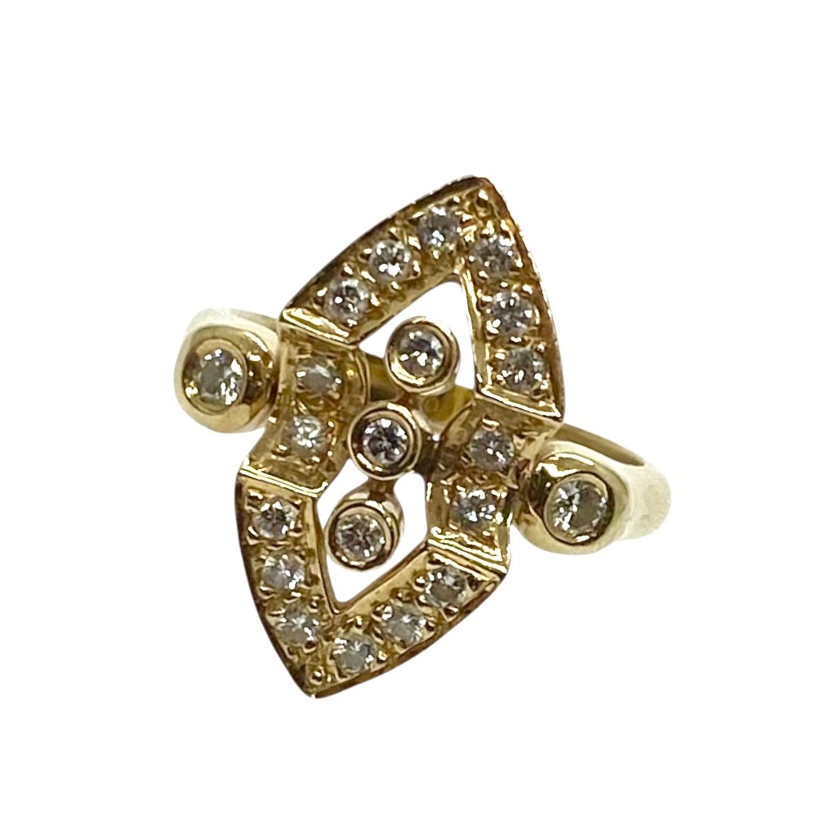 Vintage Gold and Diamond Ring