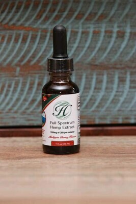 Full Spectrum Hemp Oil Extract w/ Cherry Tinctures Full Spectrum Hemp Oil Extract w/ Cherry Tinctures