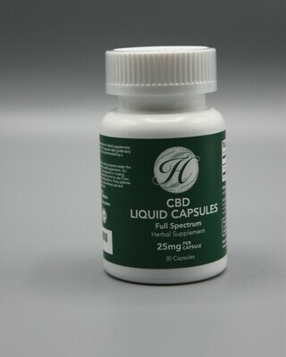 Liquid Full Spectrum Capsules 25mg
***Special*** Liquid Full Spectrum Capsules 25mg
***Special***