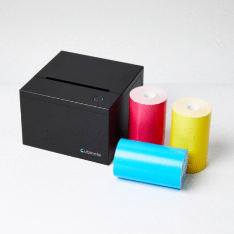 Cubinote Sticky Notes Printer + Tricolor Paper Rolls