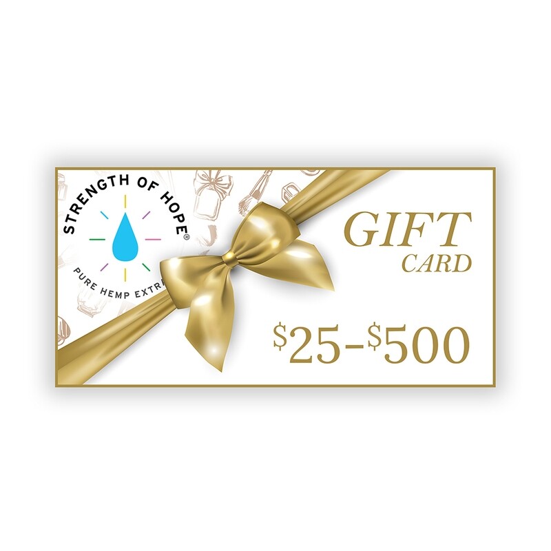 Strength of Hope CBD Gift Card Strength of Hope CBD Gift Card