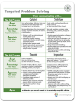 Targeted Problem Solving Card- Essential Motivators