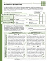 Temperament &amp; 16 Types Report Form- Pkg 25