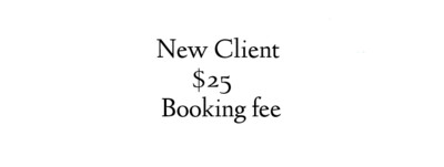 Booking fee $25.00