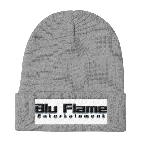 Blu Flame Knit Beanie