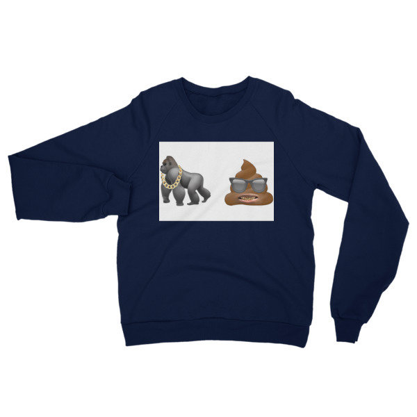 Ape sh!! Unisex California Fleece Raglan Sweatshirt