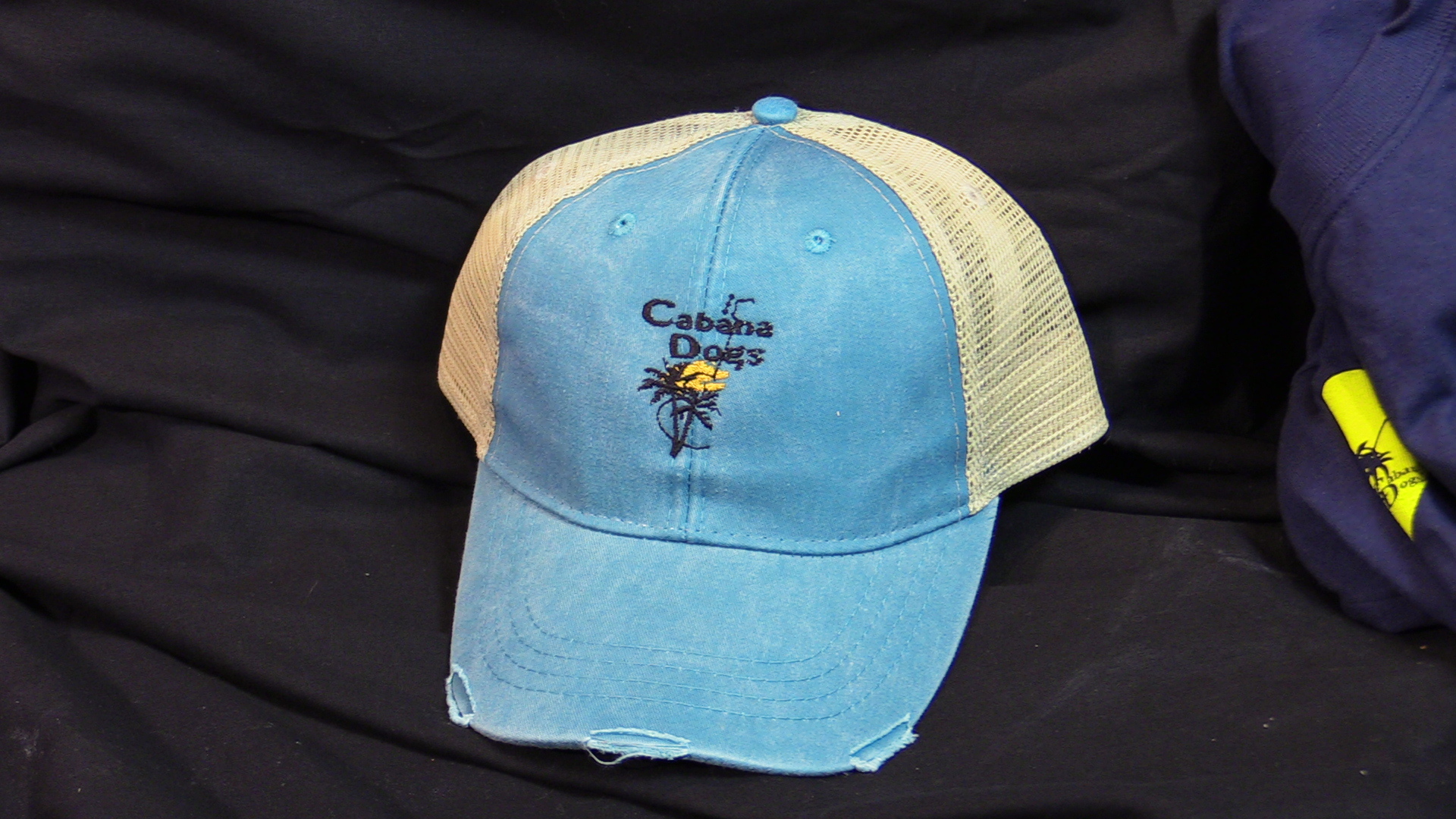 Cabana Dogs logo "Road-Worn" Baseball Cap 3 colors