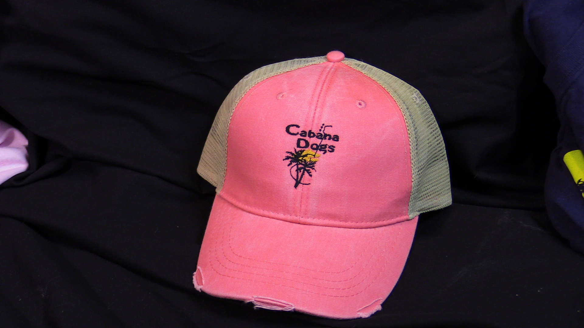 Cabana Dogs logo "Road-Worn" Baseball Cap 3 colors