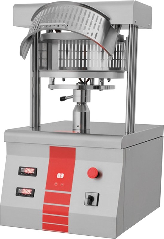 Pizza shaping machine