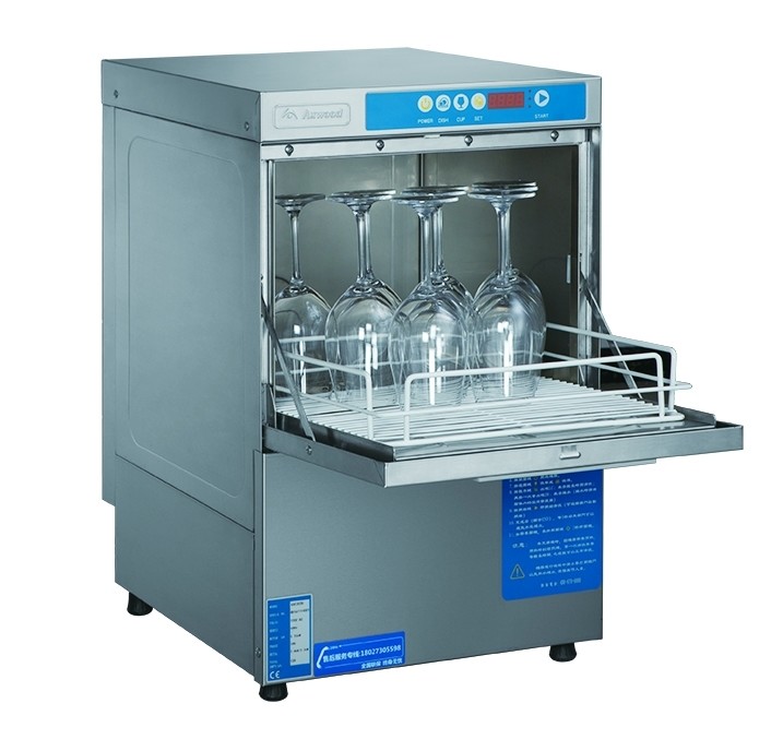 Asgood Underbench Glass washer with auto drain pump & detergent pump