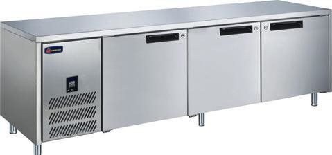 CAMBRIDGE CONQUEST THREE SOLID DOOR UNDERCOUNTER FRIDGE