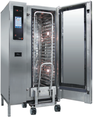 Fagor 40 trays gas advance plus touch screen control combi oven with cleaning system