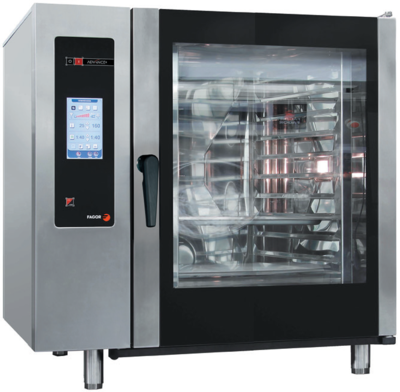 Fagor 20 trays gas advance plus touch screen control combi oven with cleaning system
