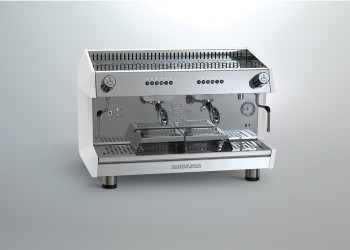 ARCADIA Professional Espresso machine SS polish white 2 Group