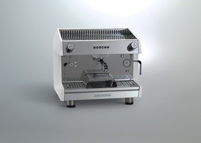 ARCADIA Professional Espresso coffee machine SS polish white 1 Group