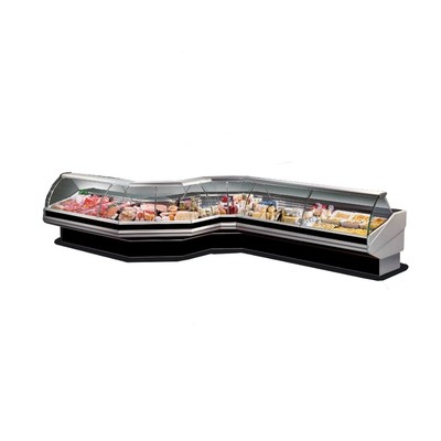 Coner External Glass - CURVED FRONT GLASS DELI DISPLAY