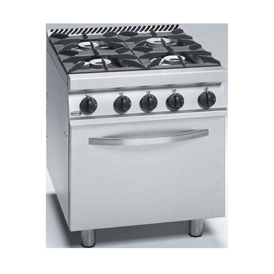 Fagor Stainless Steel Gas Range with Electric Oven