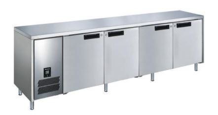 CAMBRIDGE CONQUEST FOUR SOLID DOOR UNDERCOUNTER FRIDGE