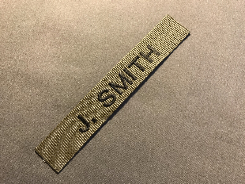 Custom Name Tapes