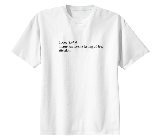 Love - White Tee
