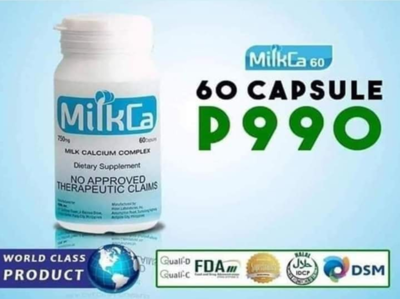 Milk Calcium Complex Dietary Supplement 60 Capsules