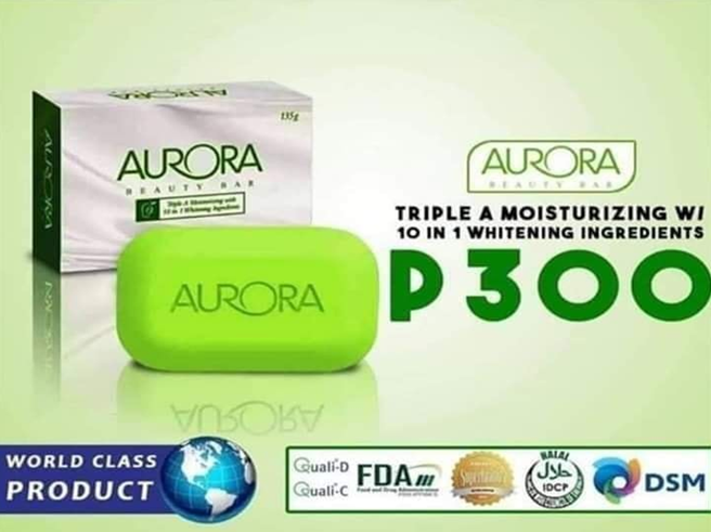 AURORA - Beauty Bar Triple Moisturizing with 10 in 1 Ingredients