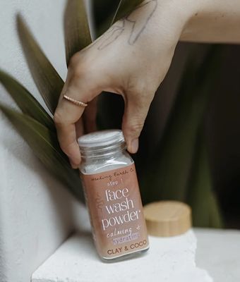 Organic, Plant Powered, Cleansing Powder.