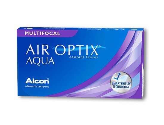 Alcon® AirOptix® Multifocal Monthly Replacement Multi-Focal Contact Lens for Presbyopia, 3 Pcs/Box. Alcon® AirOptix®每月更換式高透​氧​漸進隱形眼鏡  每盒3片​