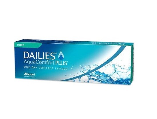 Alcon® Dailies AquaComfort Plus® for Astigmatism Daily Disposable Lens 30 Pcs/Box. Alcon® Dailies AquaComfort Plus®每日更換式散光隱形眼鏡每盒30片