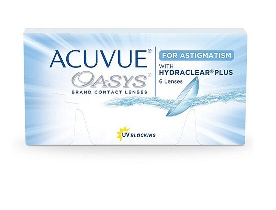 強生 ACUVUE® Oasys 2 Weeks for Astigmatism 6 Pcs/Box 每兩星期更換式散光高透​氧隱形眼鏡 每盒6片​