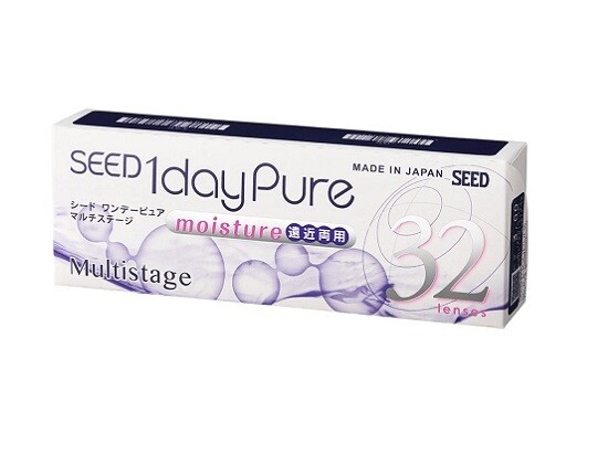 Seed 1 day Pure Multistage 32Pcs/Box. Seed 1 day Pure Multistage 每日更換式​漸進多焦點隱形眼鏡  每盒32片